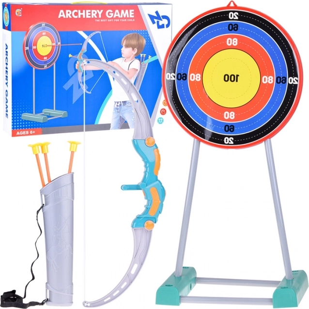Ensemble d'arc pour enfants, flèches et cible pour jouer