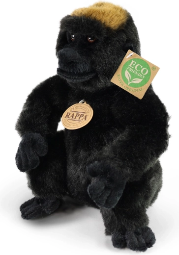 Gorille en peluche Rappa assise, 23 cm, Eco-Friendly