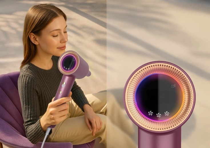 Régulation intelligente de la température avec écran LED