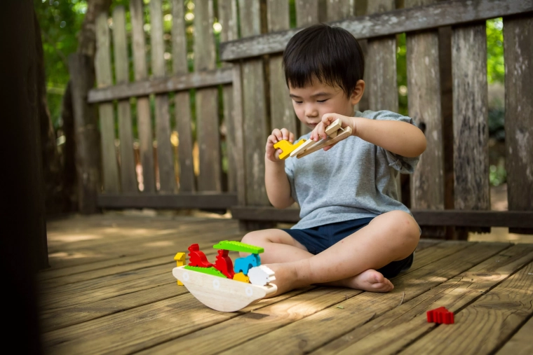 Jouet en bois écologique de PlanToys