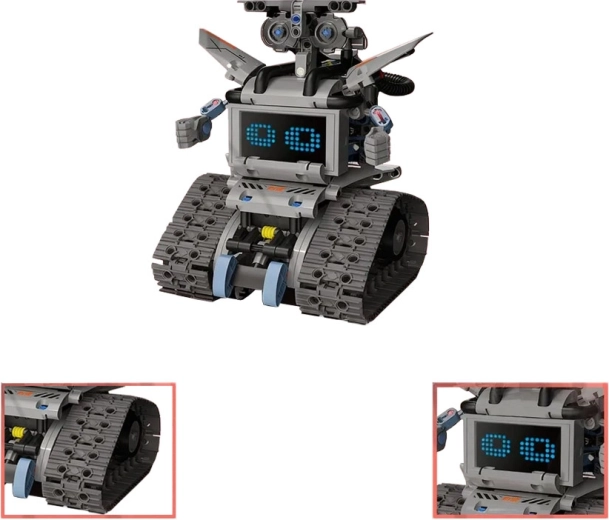 Télécommande et déplacement fluide sur chenilles