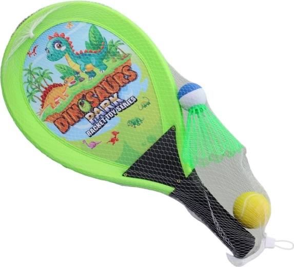 Set de raquettes avec balle et panier 55 cm