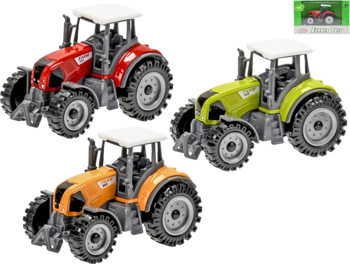Tracteur en métal à roue libre 9,5 cm