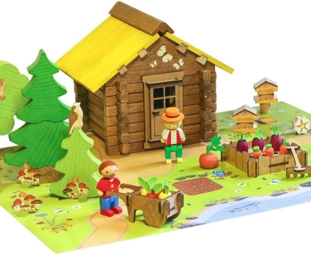 Jeujura – construction en bois Maison dans la nature (95 pièces)