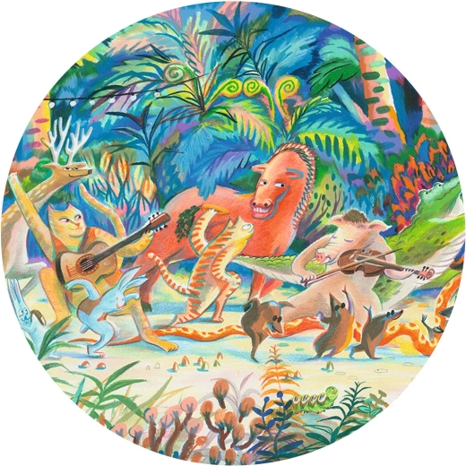 Illustration originale Djeco