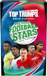 Top Trumps World Football Stars – jeu de cartes en tchèque