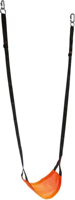 Balançoire suspendue pour enfants Bino – textile respirant, orange