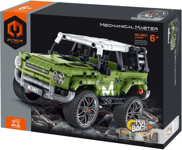 Kit de construction iM.MASTER voiture tout-terrain à rétrofriction, 474 pièces
