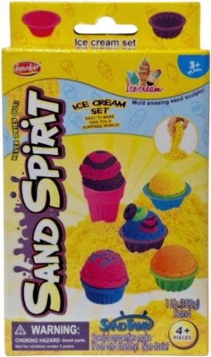 Kit créatif avec sable cinétique pour glaces