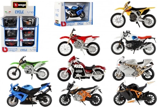 Modèle de moto en métal Bburago 1:18