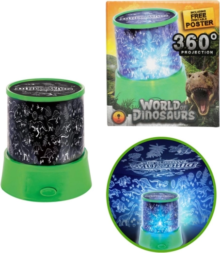 Projecteur lumineux pour enfants avec dinosaures