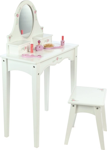 Tidlo Coiffeuse en bois blanche