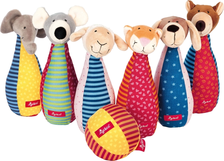 Quilles souples pour enfants Sigikid – set patchwork animaux