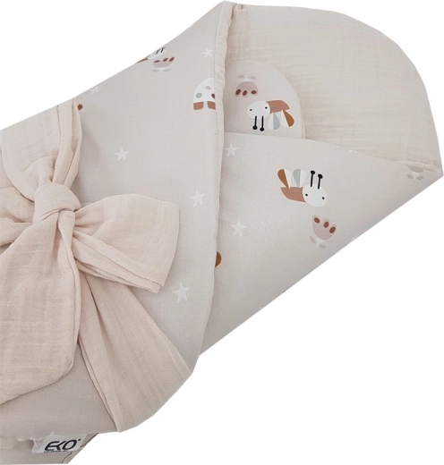 Coton mousseline premium et garnissage hypoallergénique