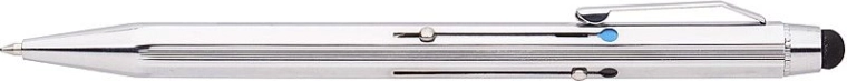 Stylo-bille CONCORDE Classic 4en1 avec pointe tactile, argenté