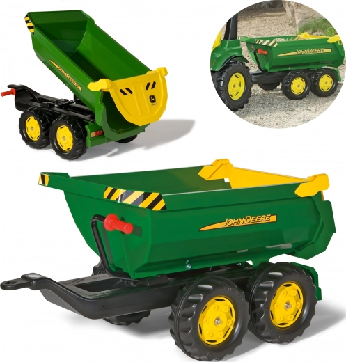 Remorque pour enfants à benne basculante JOHN DEERE ROLLY TOYS halfpipe