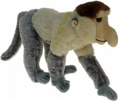 Peluche singe nasiqué (kahau) 30 cm