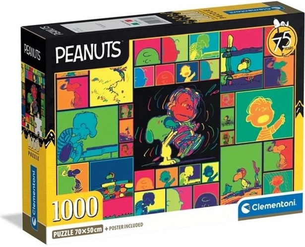 Puzzle Clementoni Impossible Compact Peanuts 1000 pièces