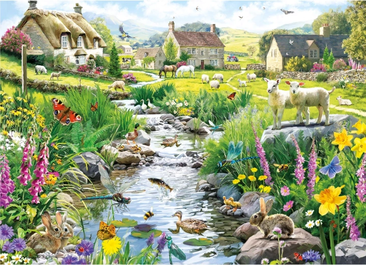 Puzzle Gibsons « Petit ruisseau bouillonnant » XL – 500 pièces