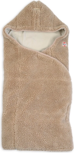 Lodger couverture d’emmaillotage Wrapper teddy beige