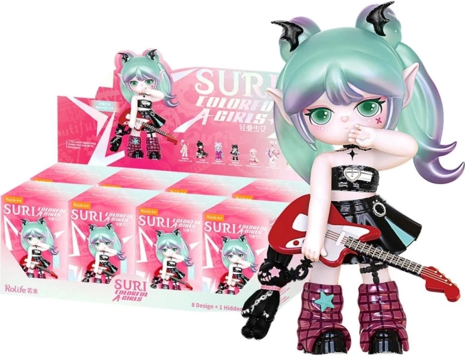Figurine de collection Rolife Suri Colorful Girls en blind box - 1 pièce