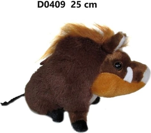 Sanglier en peluche 25 cm