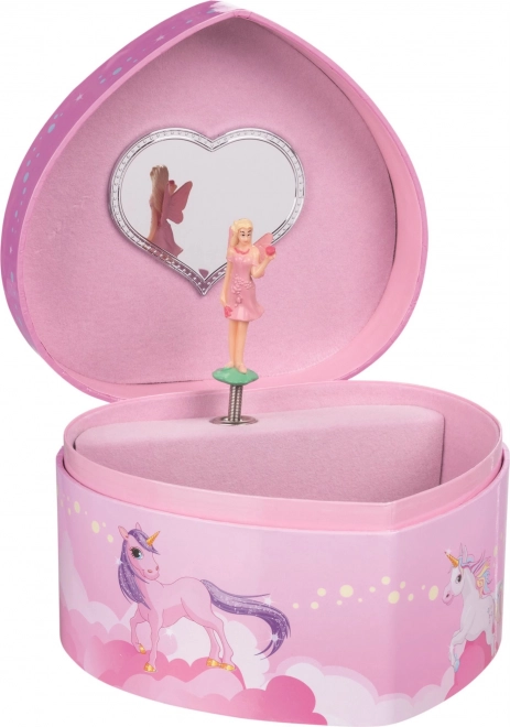 Boîte à bijoux musicale Dans les nuages avec mélodie Pour Élise