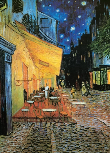 Puzzle Terrasse du Café le Soir 1000 Pièces Eurographics