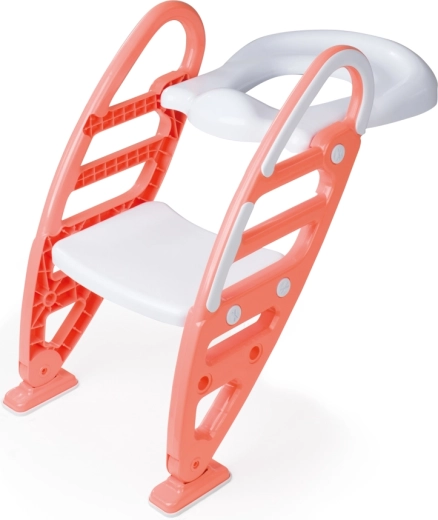 Marchepied de toilette avec siège orange