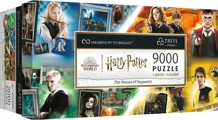 Puzzle 9000 pièces Maisons de Poudlard Harry Potter