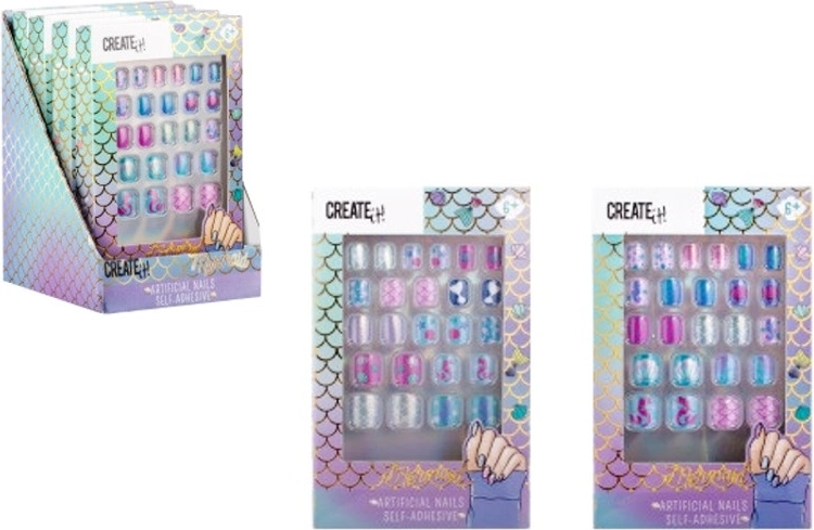 Create It! pointes autocollantes sirène pour ongles