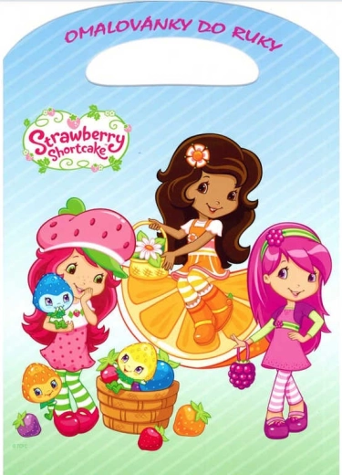 Akim cahier de coloriage à tenir en main A4 Fraisinette (Strawberry Shortcake) - 1 pièce