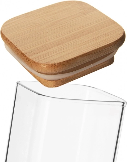 Couvercle en bambou hermétique
