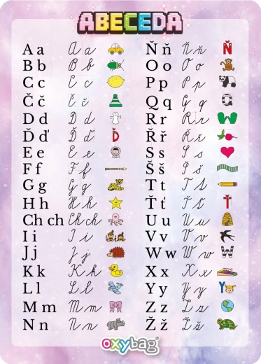 Carte éducative A4 alphabet – papillon