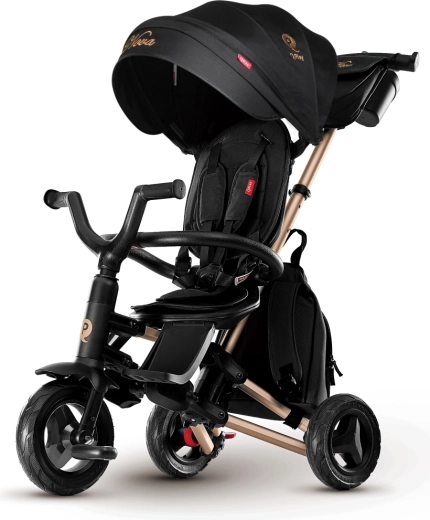 Tricycle Qplay Nova+ Rubber doré