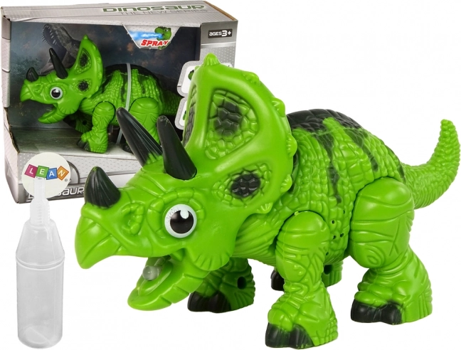Dinosaure interactif Tricératops avec vapeur et son