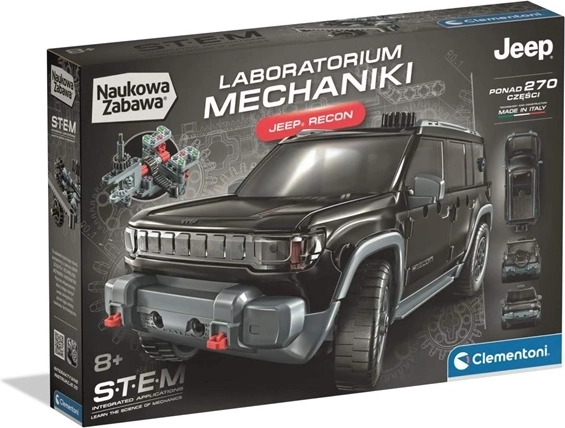 Clementoni jeu scientifique Labo de mécanique Jeep Recon - 1 pièce