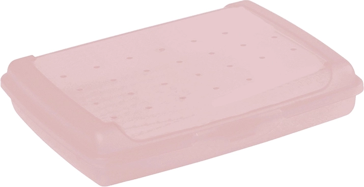 Luca click box mini boîte de rangement rose 0,5 l