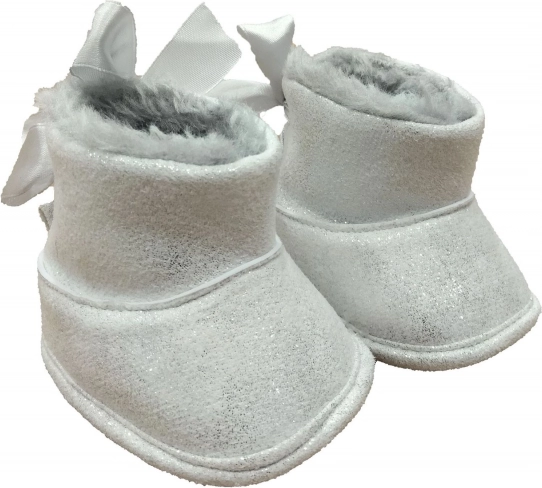 Antonio Juan bottines pour poupée – bottes d’hiver argentées