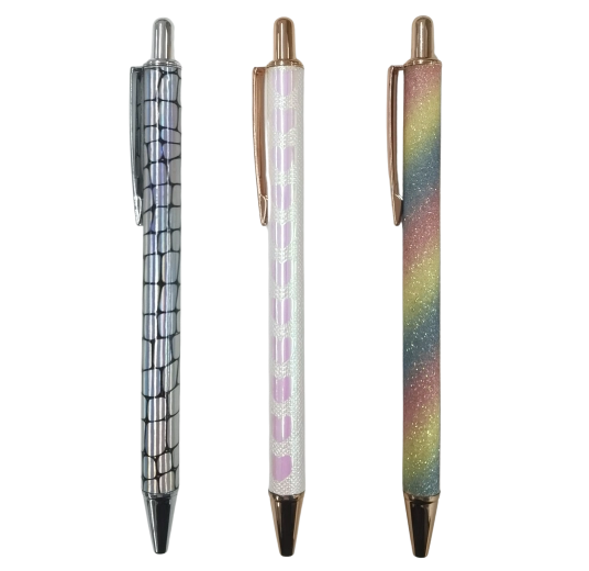 Stylo à bille en métal 15 cm - 1 pièce