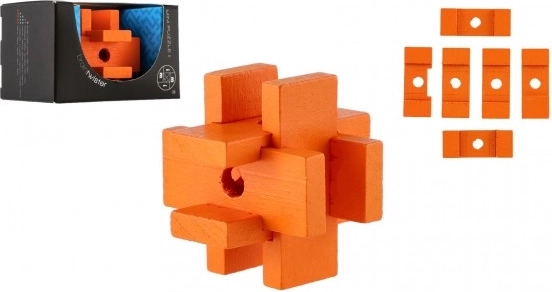 Casse-tête en bois BrainTwister en boîte 8 × 5 × 5 cm