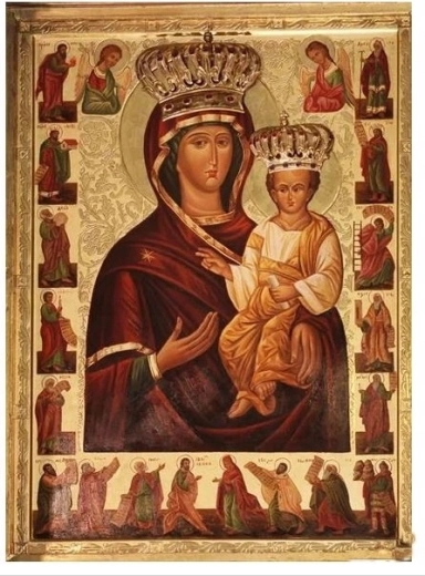 Norimpex Peinture par numéros Vierge Marie de Bieszczady 40 × 50 cm