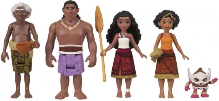 Petite poupée Vaiana et ses amis