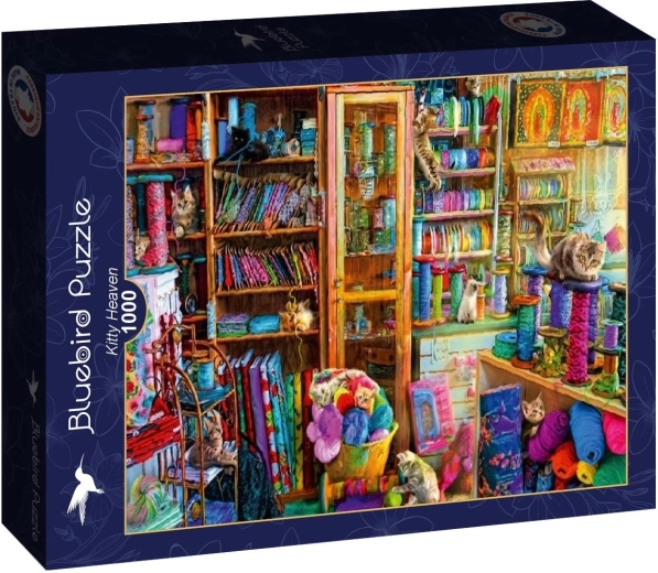 Puzzle Bluebird Paradis des chats 1000 pièces