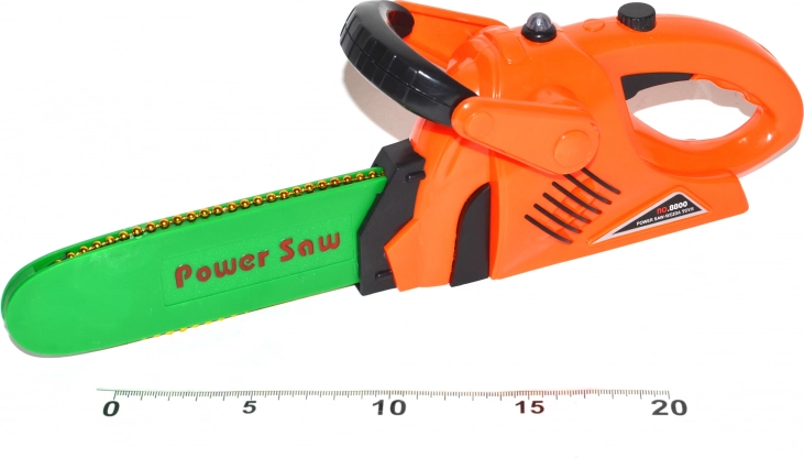 tronçonneuse pour enfants 33 cm avec lumières et sons