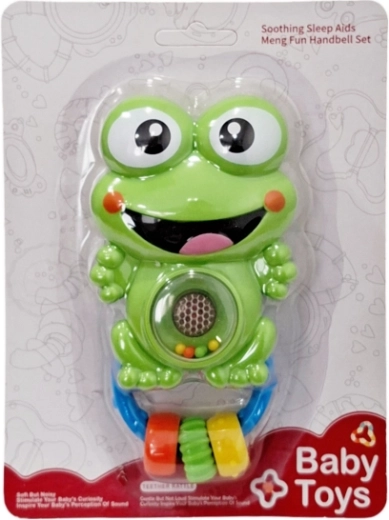 Hochet pour bébé grenouille avec lumière
