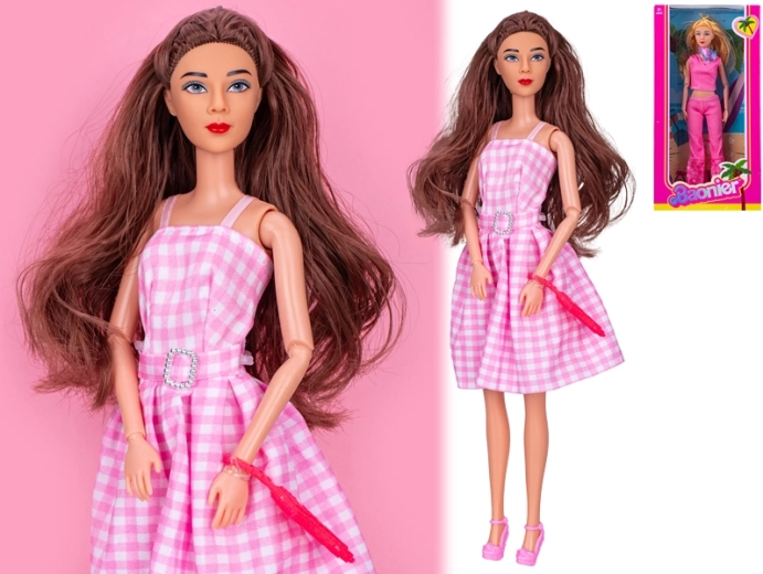 Poupée mannequin 29 cm avec sac à main stylé