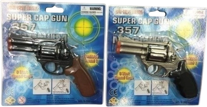 Pistolet métallique à amorces