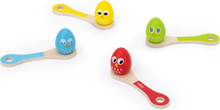 Quatre paires de jeu colorées
