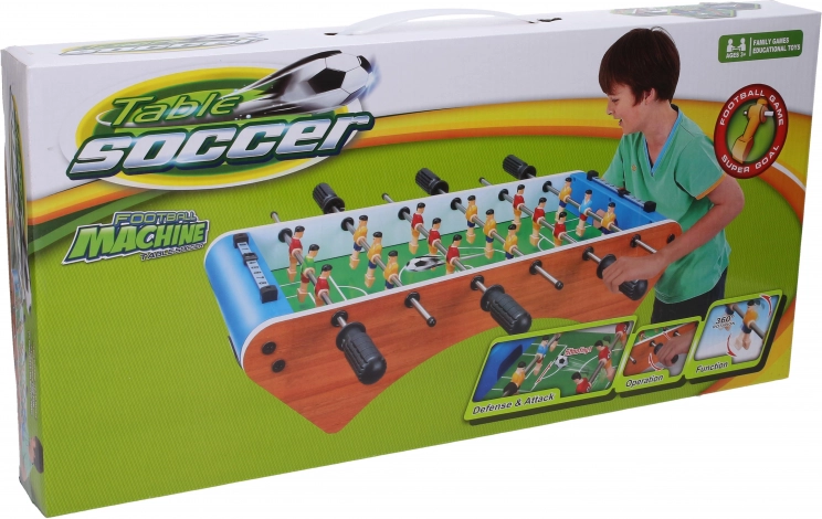 Baby-foot de table pour enfants 50 × 25 × 13 cm